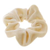 Chouchou velours beige