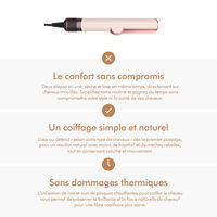Lisseur s&eacute;chant Airstrait rose ceramique