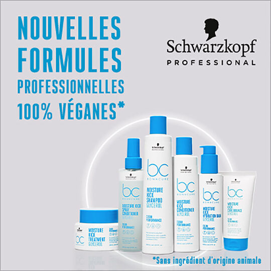 Shampooing hydratant cheveux normaux &agrave; secs ou boucl&eacute;s BC Moisture Kick 1000ml