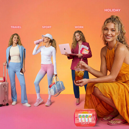 Travel kit routine cheveux ondul&eacute;s