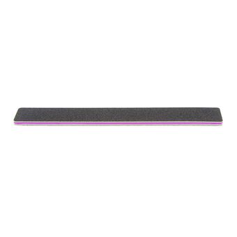 Lime rectangulaire noire pour ongles de pieds 180/180 : Grain fin