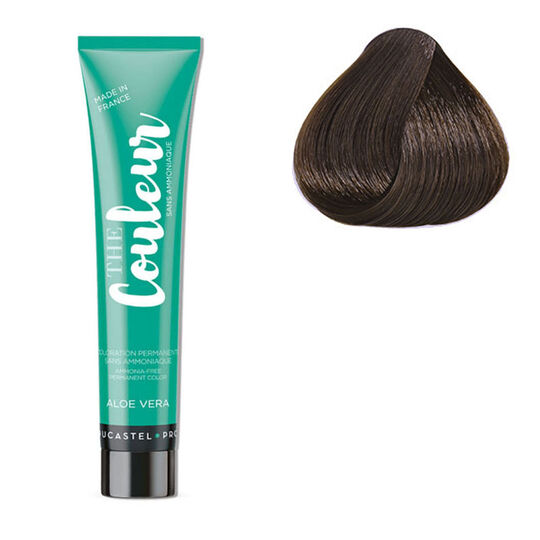 Coloration sans ammoniaque The Couleur 6.72 blond fonc&eacute; marron iris&eacute;