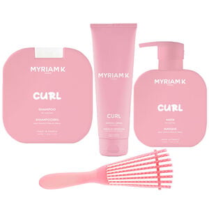 Rituel pour cheveux boucl&eacute;s