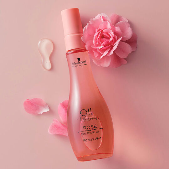 Huile de finition Rose pour cheveux fins ou stress&eacute;s