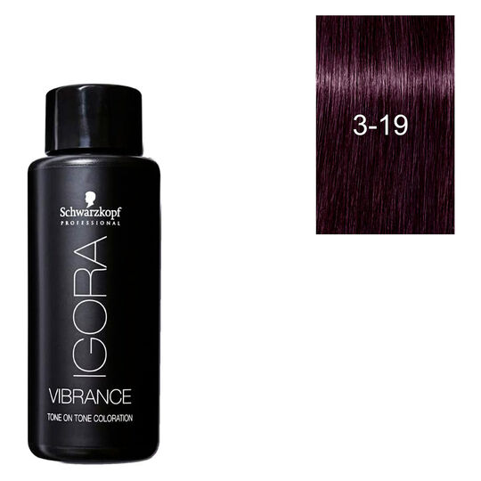 Coloration demi-permanente Igora Vibrance 3-19