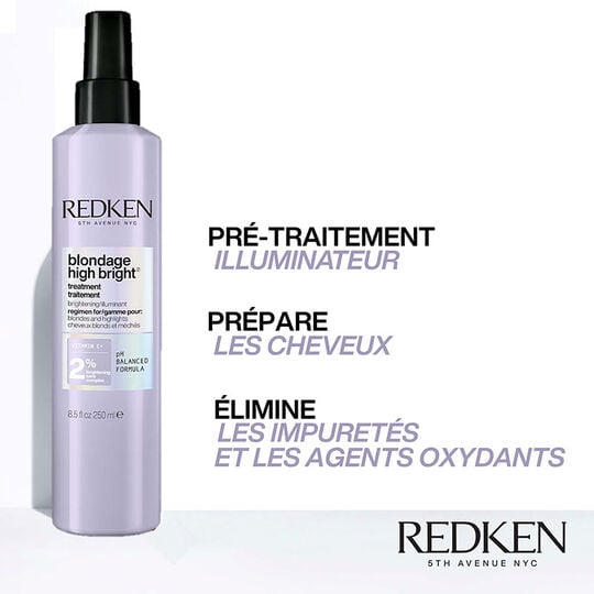 Pr&eacute;-traitement illuminant pour cheveux blonds Blondage High Bright