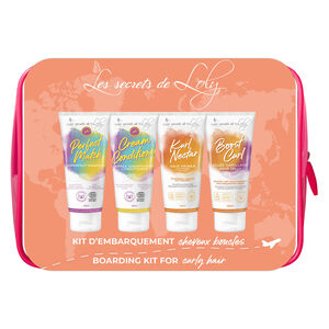 Kit d'embarquement cheveux boucl&eacute;s