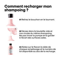 Shampooing cheveux colorés Vitamino Color recharge 500ml,  Shampooing cheveux colorés Vitamino Color recharge 500ml