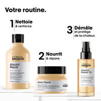 Huile 10 en 1 pour cheveux normaux &agrave; sensibilis&eacute;s Absolut Repair 90 ml