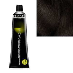 Inoa Coloration sans ammoniaque 4.15 châtain cendré acajou,  Inoa Coloration sans ammoniaque 4.15 châtain cendré acajou