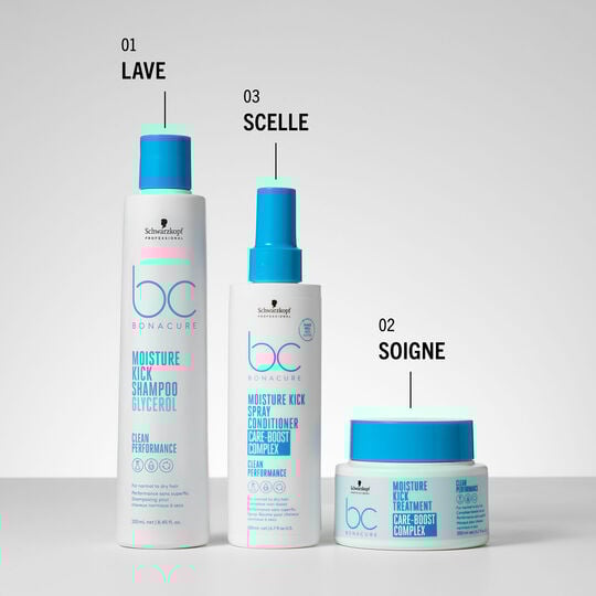 Masque pour cheveux normaux &agrave; secs BC Moisture Kick