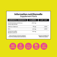 Gummies anti-chute sans sucre