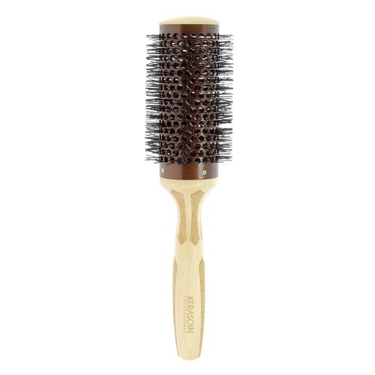 Brosse &agrave; brushing c&eacute;ramique et bois 45 mm
