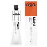 Coloration cr&egrave;me de beaut&eacute; Majirel 6.45 blond fonc&eacute; cuivr&eacute; acajou