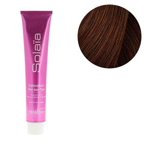 Coloration ton sur ton Solaïa 5.4 châtain clair cuivré