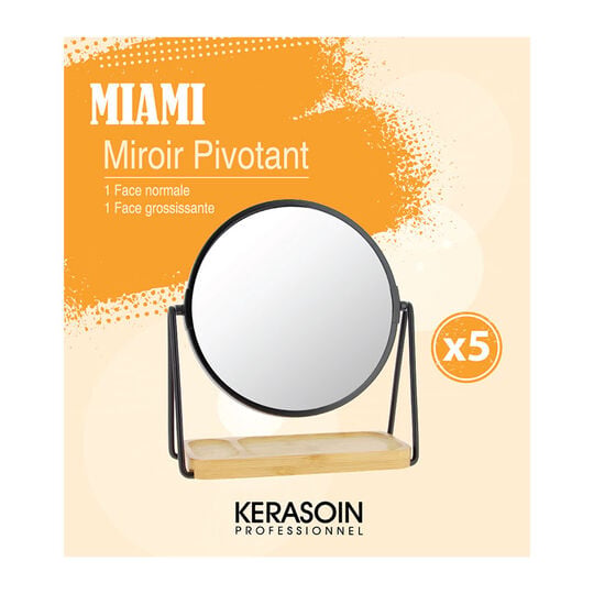 Miroir double face sur pied grossissant x 5 Miami