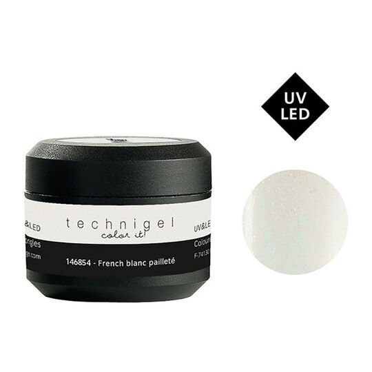 Gel UV Color it ! french blanc pailleté