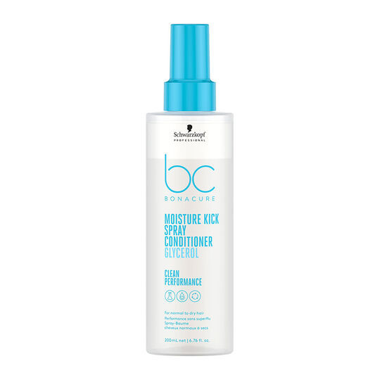Spray-baume hydratant cheveux normaux &agrave; secs ou boucl&eacute;s BC Moisture Kick 200ml