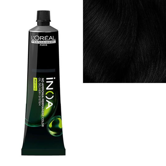 Coloration sans ammoniaque Inoa 1 noir fondamentale
