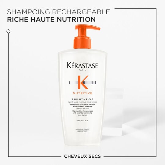 Bain satin riche Nutritive 500 ml rechargeable