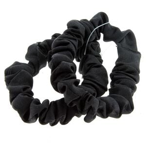 Chouchous satin&eacute;s fins x 2 noir