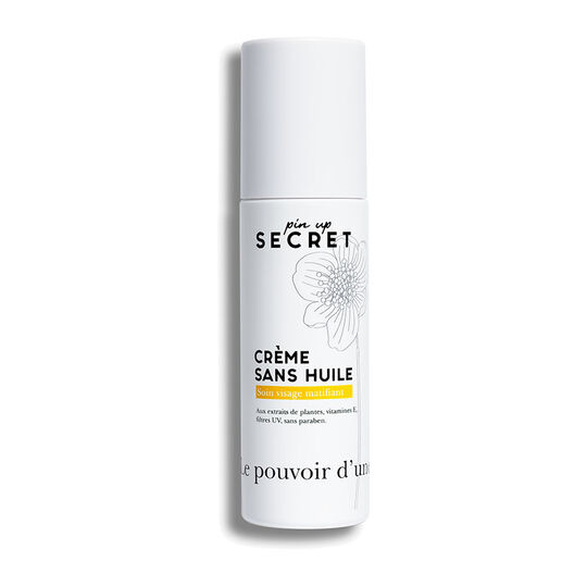 Cr&egrave;me sans huile soin matifiant hydratant visage