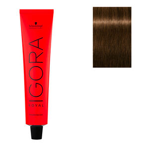 Coloration permanente Igora Royal 5-5 châtain clair doré,  Coloration permanente Igora Royal 5-5 châtain clair doré