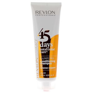 2 en 1 Shampooing et soin cheveux colorés 45 Days cuivré intense coppers,  2 en 1 Shampooing et soin cheveux colorés 45 Days cuivré intense coppers
