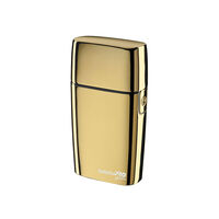 Rasoir professionnel rechargeable en m&eacute;tal FOILFX02 gold