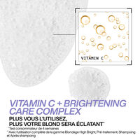 Après-shampooing illuminant pour cheveux blonds Blondage High Bright