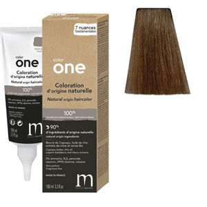 Coloration naturelle Color One Fondamentale 6.0 blond foncé,  Coloration naturelle Color One Fondamentale 6.0 blond foncé