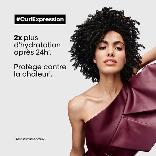 Crème hydratante sans rinçage pour cheveux bouclés Curl Expression