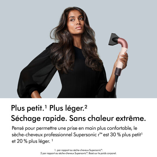 S&egrave;che-cheveux Supersonic r cheveux raides &agrave; ondul&eacute;s