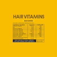 Cure 3 mois vitamines Hair Gummies,  Cure 3 mois vitamines Hair Gummies