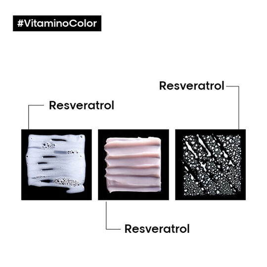 Routine cheveux color&eacute;s Vitamino Color