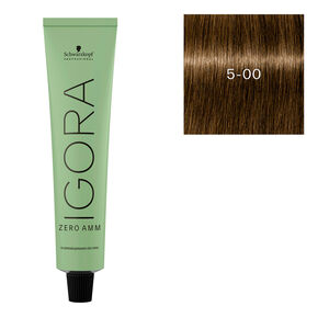 Coloration Igora Zero Amm 5-00 ch&acirc;tain clair naturel extra