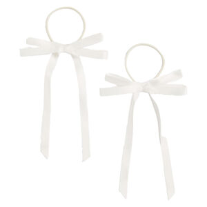 &Eacute;lastiques &agrave; ruban blanc cr&egrave;me