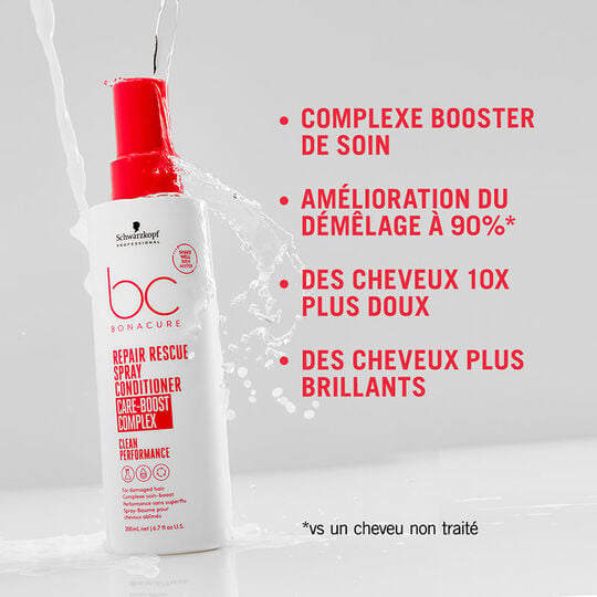 Spray-baume cheveux ab&icirc;m&eacute;s BC Repair Rescue 400 ml