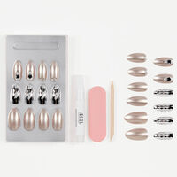 Faux ongles Nail Addict champagne ice,  Faux ongles Nail Addict champagne ice