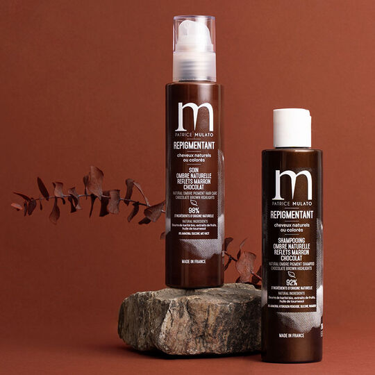 Soin repigmentant cheveux naturels ou colorés ombre naturelle