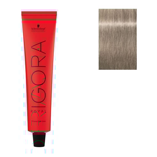 Coloration permanente Igora Royal 9-1 blond tr&egrave;s clair cendr&eacute;