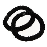 &Eacute;lastiques tiss&eacute;s sans m&eacute;tal noir