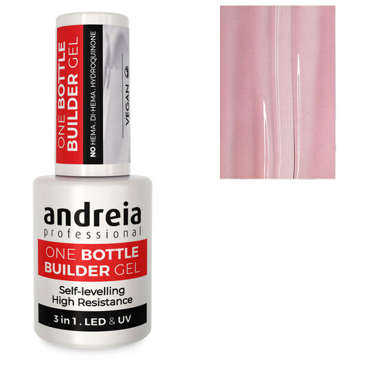 Gel de construction 3 en 1 One bottle builder gel soft pink