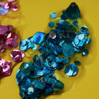 Gel holographique &agrave; grosses paillettes Moon Glitter bleu