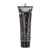 Gel holographique &agrave; grosses paillettes Moon Glitter noir