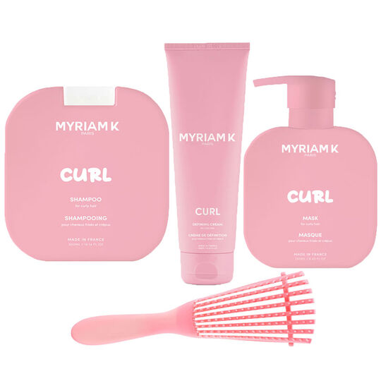 Rituel pour cheveux bouclés