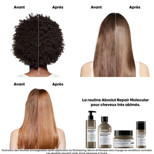 Shampooing r&eacute;parateur Absolut Repair Molecular recharge 500ml