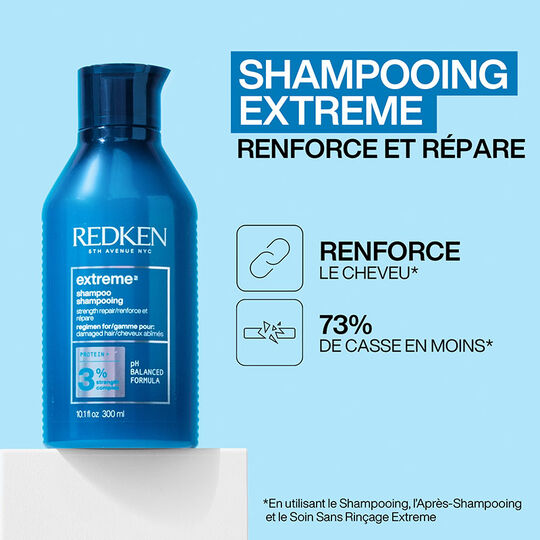 Shampooing fortifiant Extreme pour cheveux abîmés