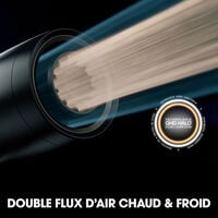 S&egrave;che-cheveux Speed noir mat
