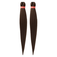 Cheveux &agrave; tresser pr&eacute;-etir&eacute;s 2 x 46" 8
